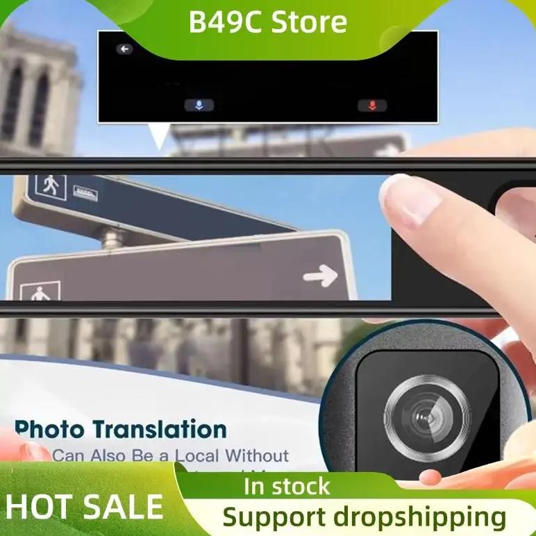 

B49C Multilingual Voice Translation Pen 3.76 Inches Screen 142 Languages Online & Offline Capabilities Smart Voice Translator