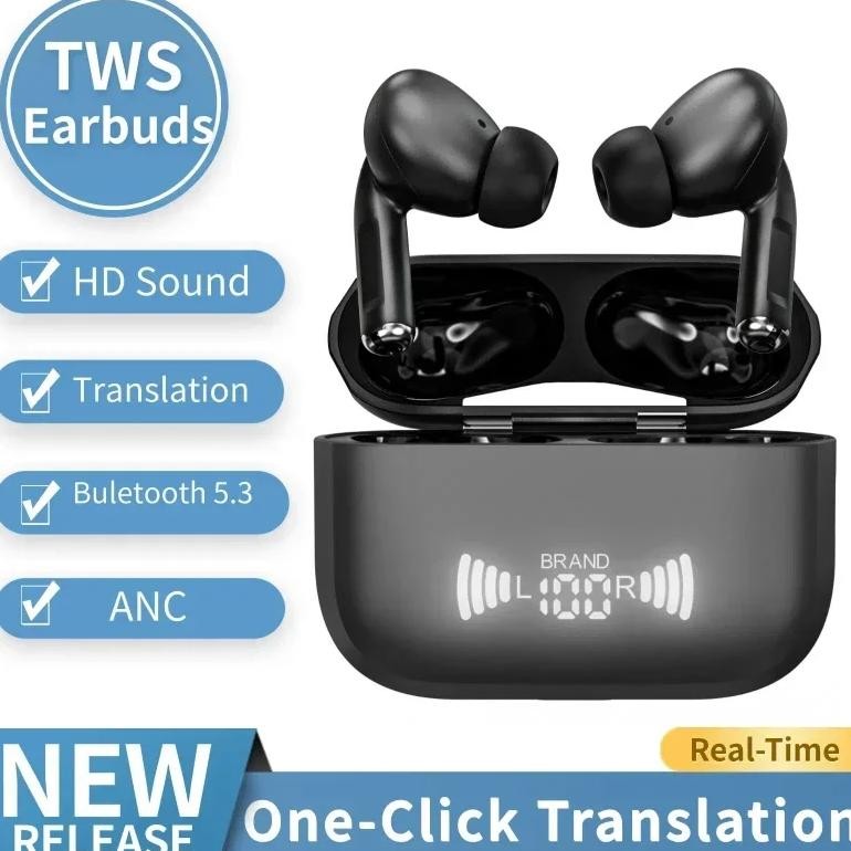 

Wireless Bluetooth Voice Translation Earphone with 138Online Language Denoising High Definition Microphone Translation Headphone