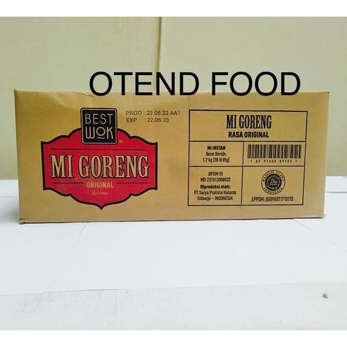 

Tersedia Best Wok Mi Goreng Original 20 pcs