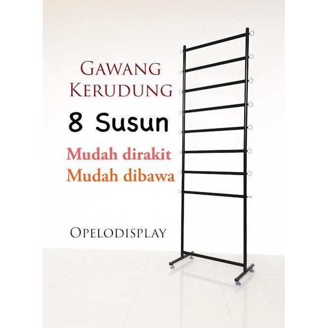 Gantungan kerudung susun / gawang kerudung