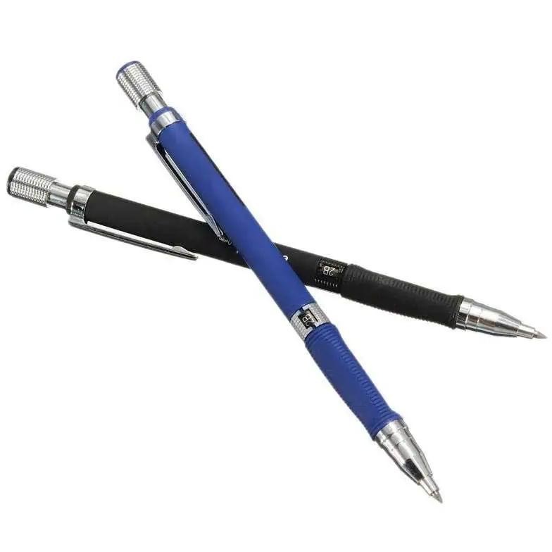 

2Mm Plastic And Metal Lead Holder Mechanical Draft Pencil Drawing 2.0Mm Lead Pencils 2B Drawing Sketch Exam Spare Stationery