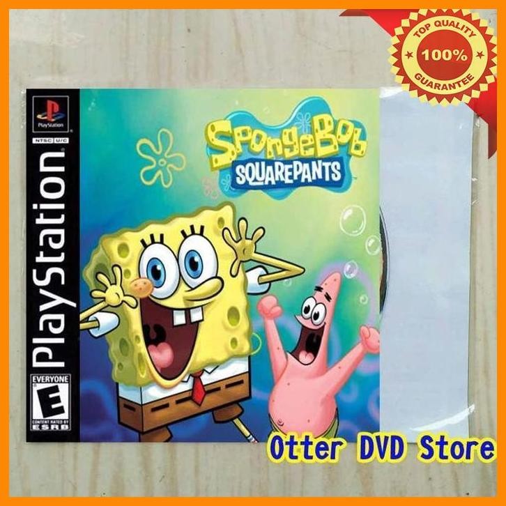 [TPS] KASET CD GAME PS1 PS 1 NICKELODEON SPONGEBOB SQUAREPANTS - SUPERSPONGE