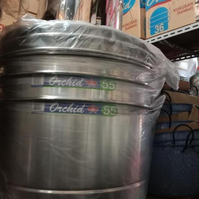 Panci Orchid 55Langseng Jumbodandang Kukus Besar