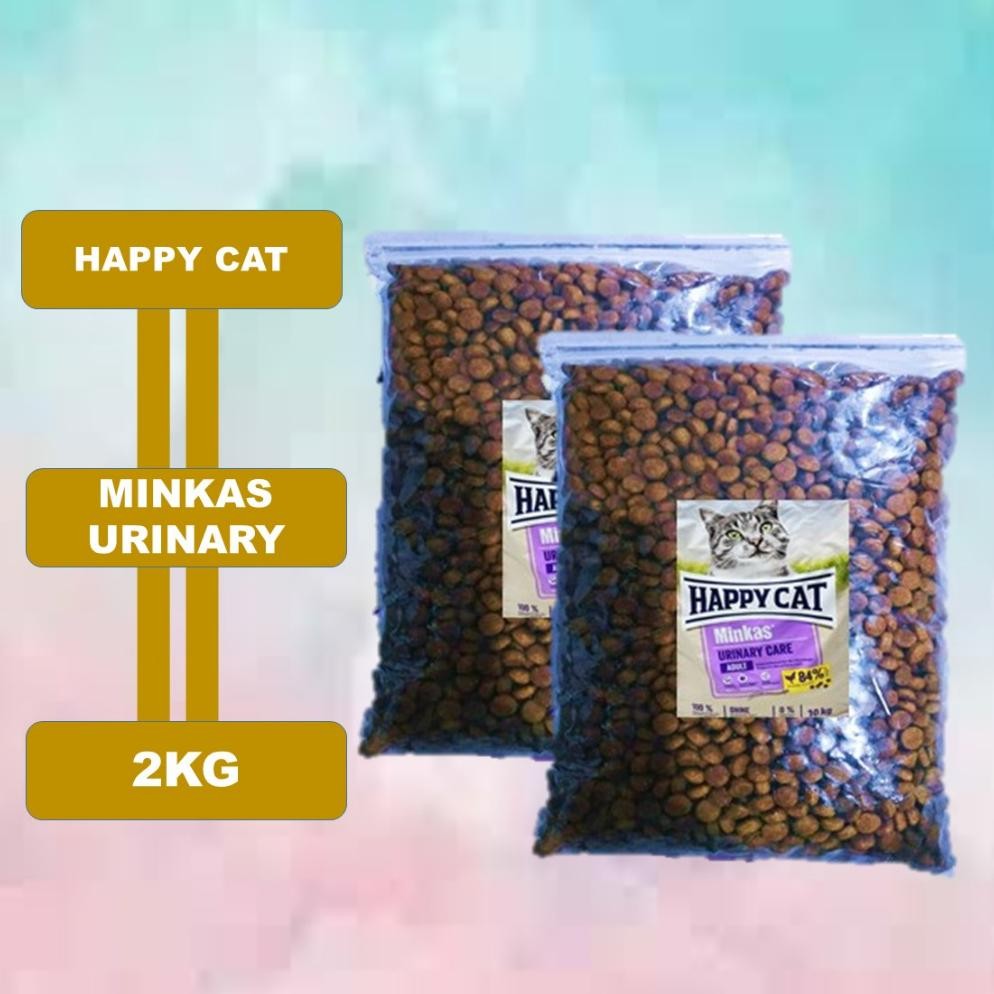 Cat food Happy cat Minkas Urinary Care Kemasan Ecer 2 Kg happy cat minkas urinary care happycat