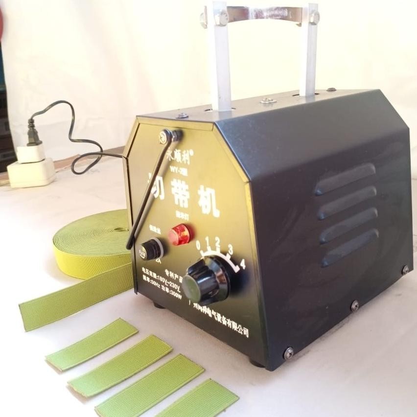 

Berkualitas Mesin Potong Cutting Pita Label webbing bisban Hot Cut