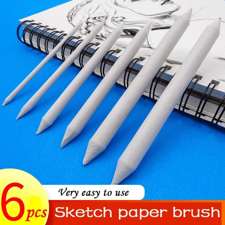 

3/6Pcs Sketchbook Paper Eraser White Drawing Charcoal Sketcking Tool School Office Pen Supplies Stationery