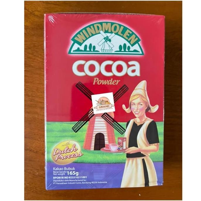 

[Ready/Spesial] Windmolen Cocoa Powder 165Gr Coklat Bubuk Dutch Process Cacao [Terlaris&Recommended]