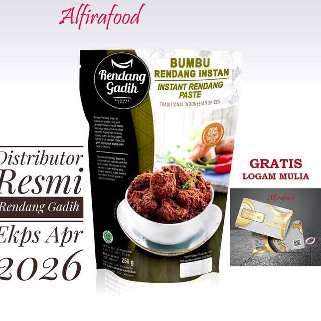 

Bumbu Rendang N Rendang Gadih Pedas Sedang
