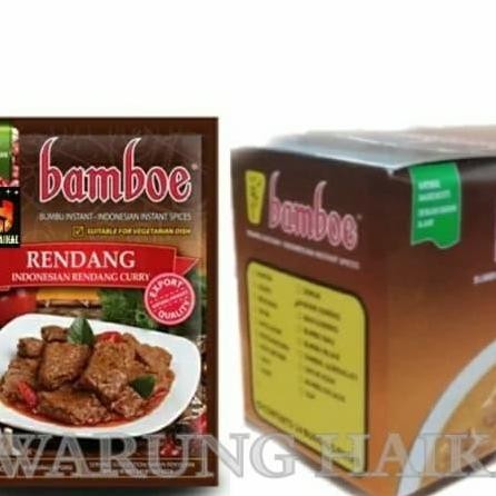 

1 Box Isi 24Pcs Bumbu Rendang Merk Bamboe