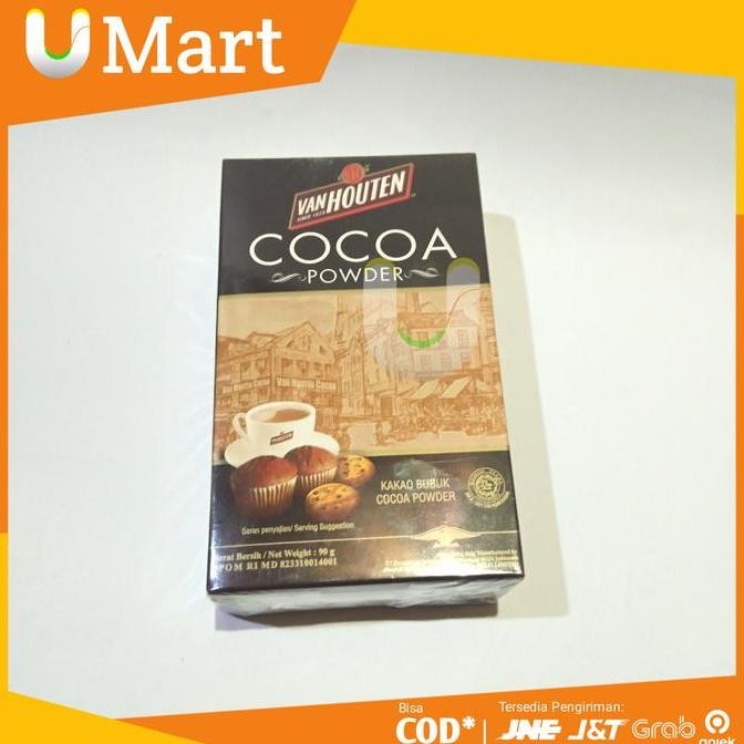 

[Ready/Spesial] U Mart - Coklat Bubuk Van Houten Cocoa Powder 90Gr Kemasan Kotak [Terlaris&Recommended]
