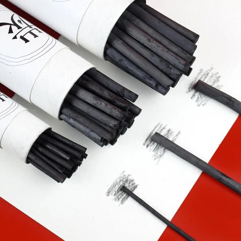 

25X Vine Charcoal Pencils Drawing Sketching Willow Charcoal Sticks Art Supplies For Artists Adults Teens Beginner Gift