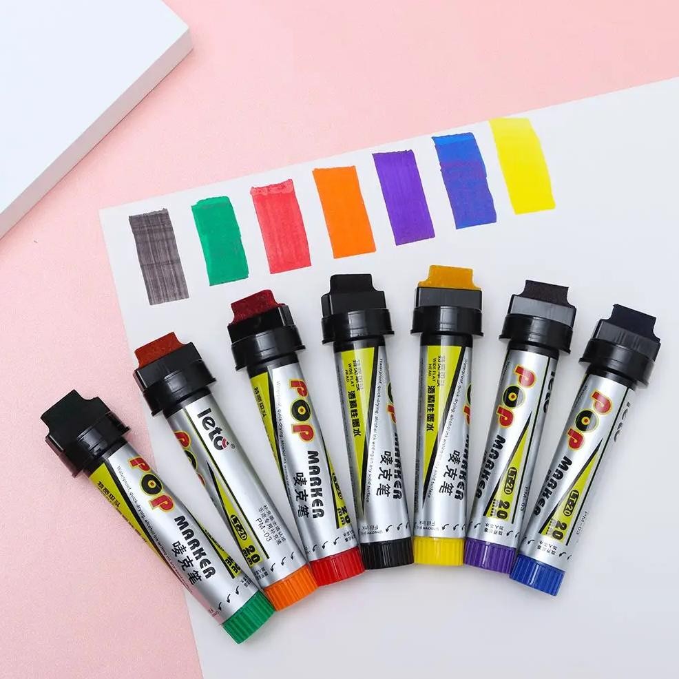 

Drawing Marker Poster Poster Pen Graphic Sketch Pen Paint Permanent Marker Pen 20Mm Sketching Graffiti Markers Pop Waterproof