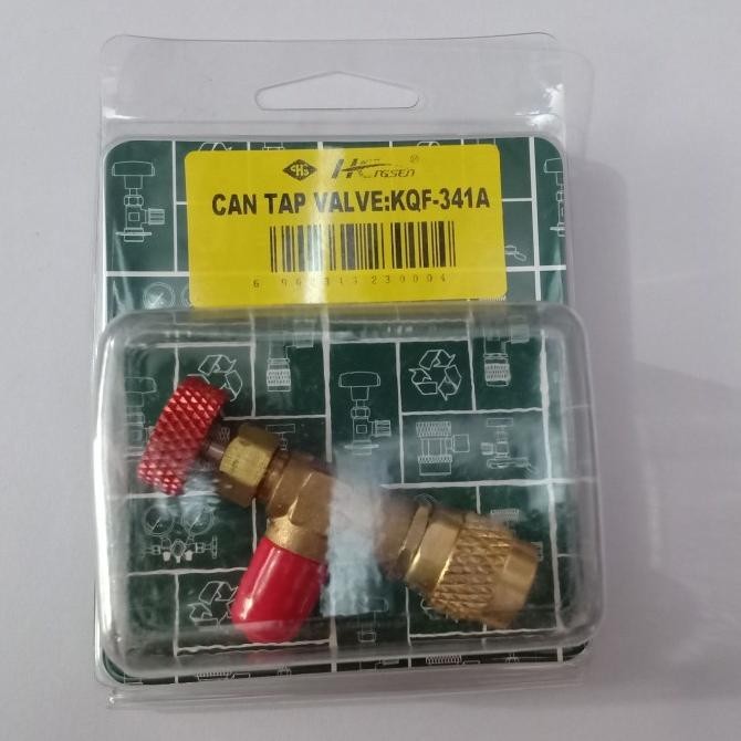 Can Tape Valve KQF-341A PLR Adapter Sambungan Kran Freon R22 ke R410 R134