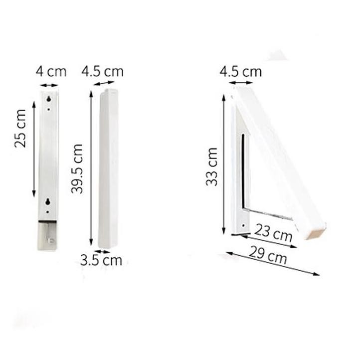 Gantungan Baju Indoor Hanger Baju Foldable Indoor Clothes Hanger Paste Wall Clothes Hanger Clothes R