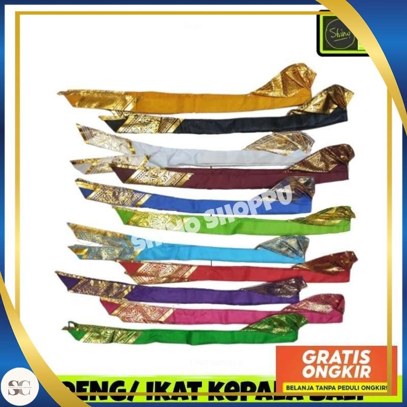 Stock Baru Iket Bali Setengah Jadi/ Udeng Kepala/ Iket Keren EEE-888