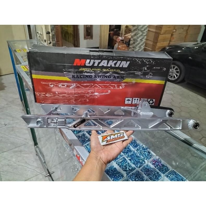 SWING ARM/AREM PANJANG CNC MX KING,MX NEW,MX OLD fiz r, JUPITER,vega r, force 1 MUTAKIN MALESYA ORIG
