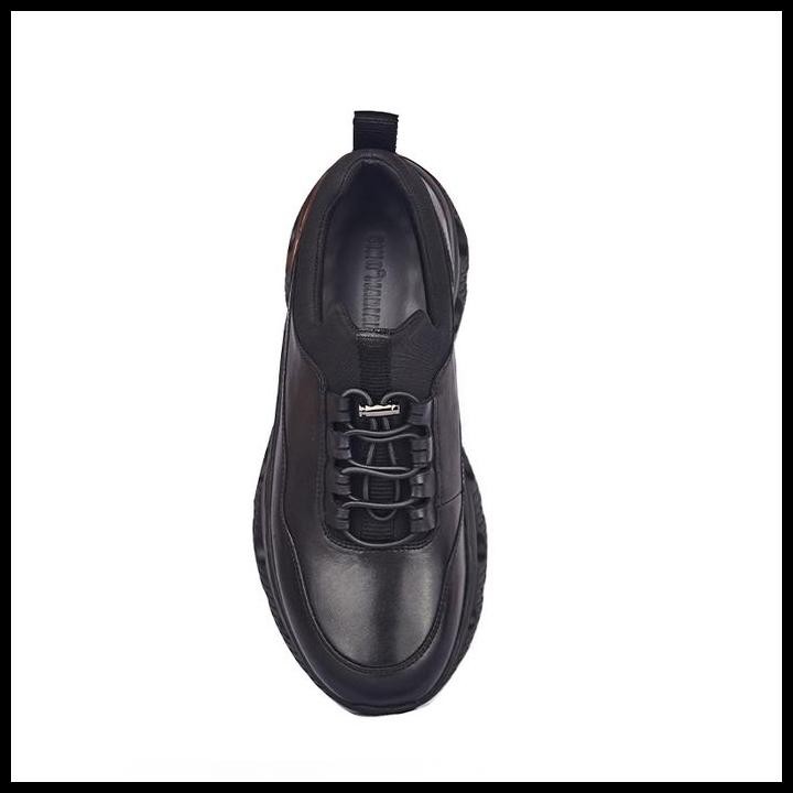 Sepatu Casual Sneakers Pria Gino Mariani Ernest Hitam Original Best Seller