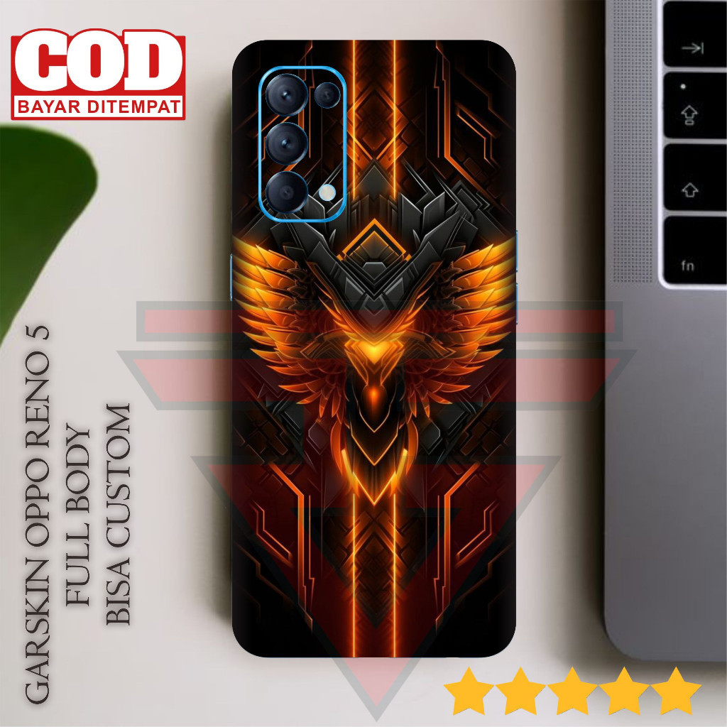 

Terlaris Presisi Oppo Reno Casing/Stiker Panel Vynil Bisa Custom Dan COD