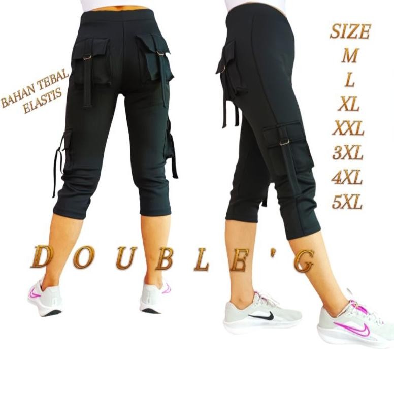 Produk Terbaru Celana Wanita 7/8 Kargo/ Celana Senam 7/8/ Celana Olahraga 7/8 Wanita/Joger Wanita 7/