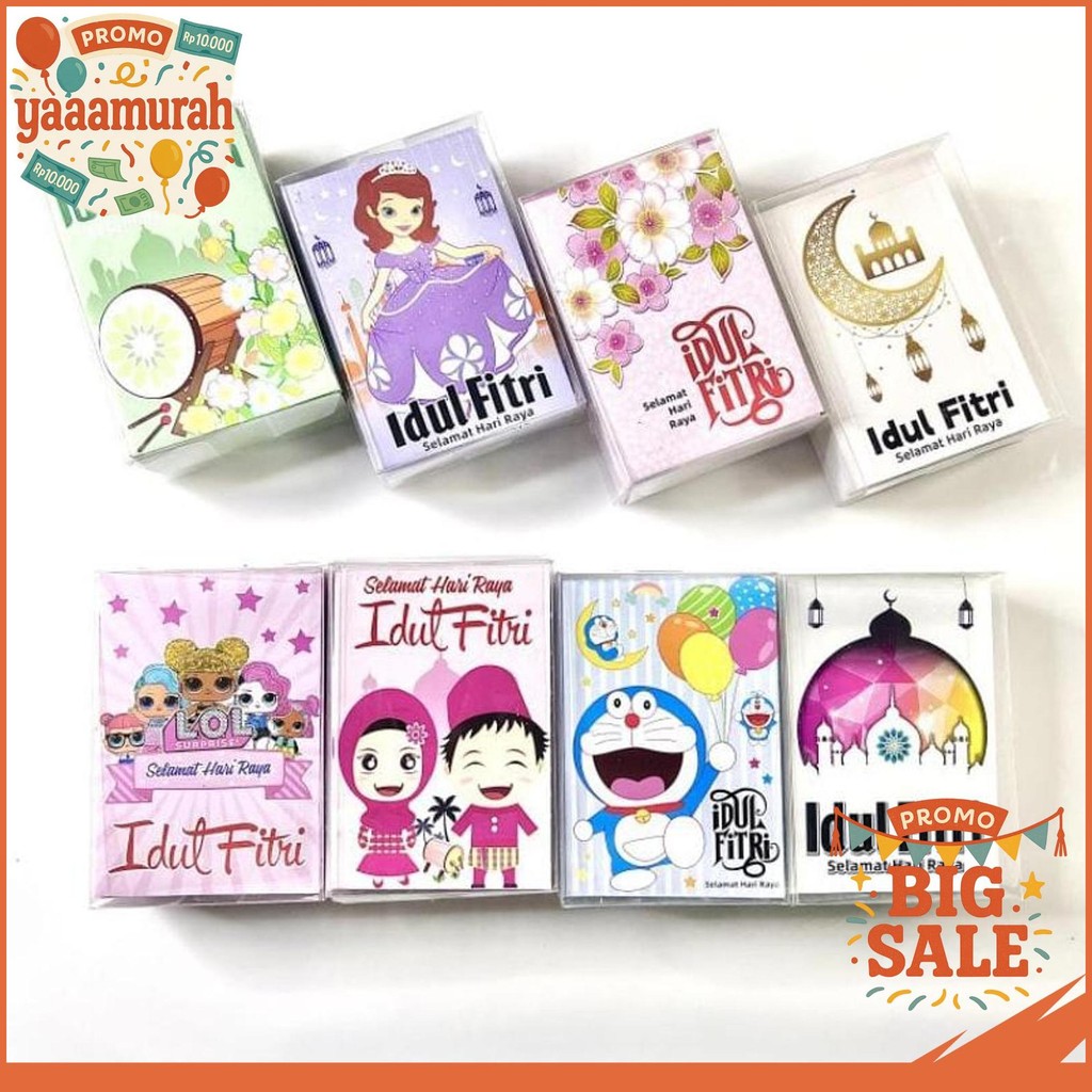 

ANGPAU ANGPAO AMPLOP LEBARAN IDUL FITRI ANAK KARAKTER KARTUN ISI 50 PCS