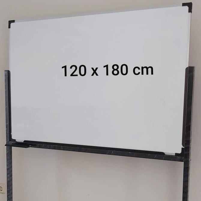 

whiteboard double face 120x180 nonmagnet Kualitas Original