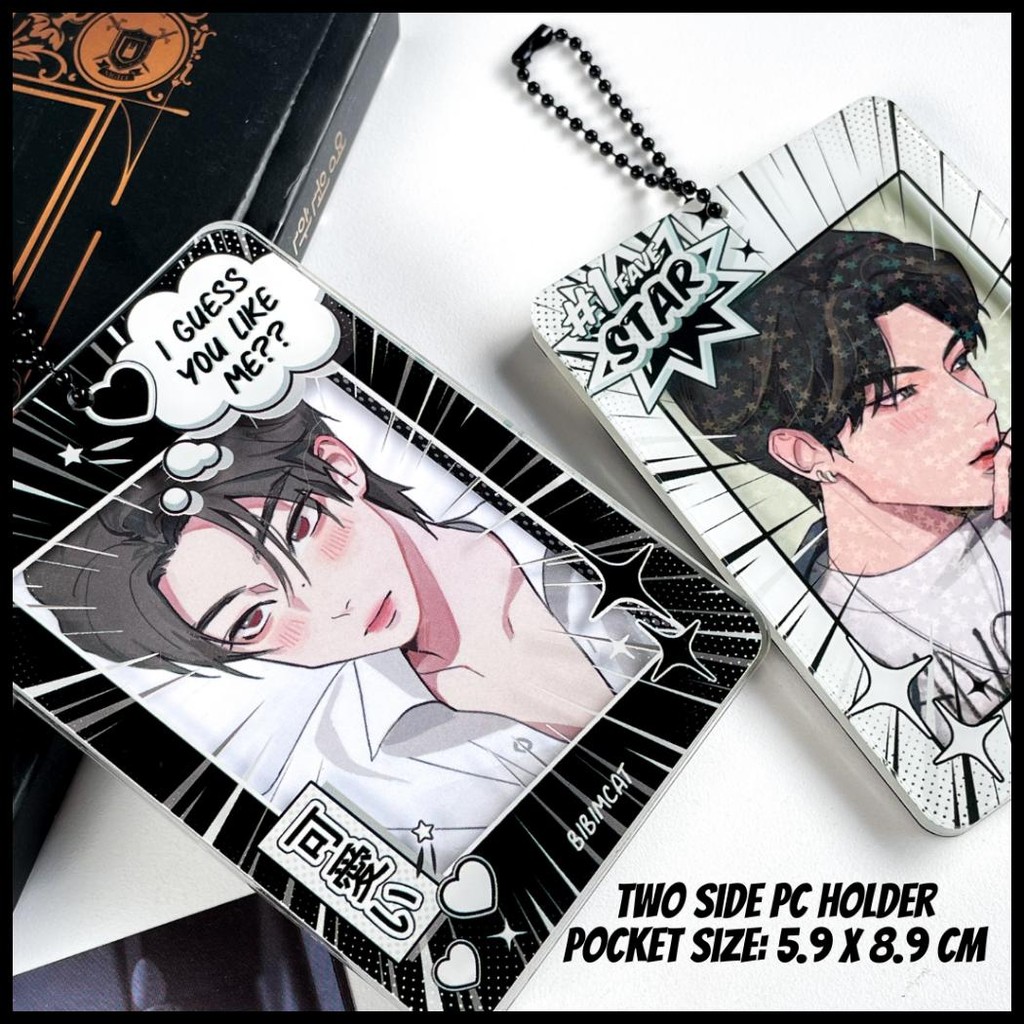 

[BIBIMCAT] COMIC PHOTOCARD HOLDER TWO SIDE - PC POLAROID CARD CASE CAHOL DUA SISI BY BIBIMCAT
