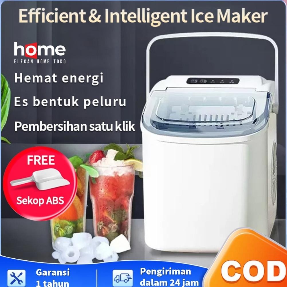 COD Mesin es batu kristal / Mesin pembuat es batu Sekali setiap 6-10 menit Pembuat es rumah tangga k