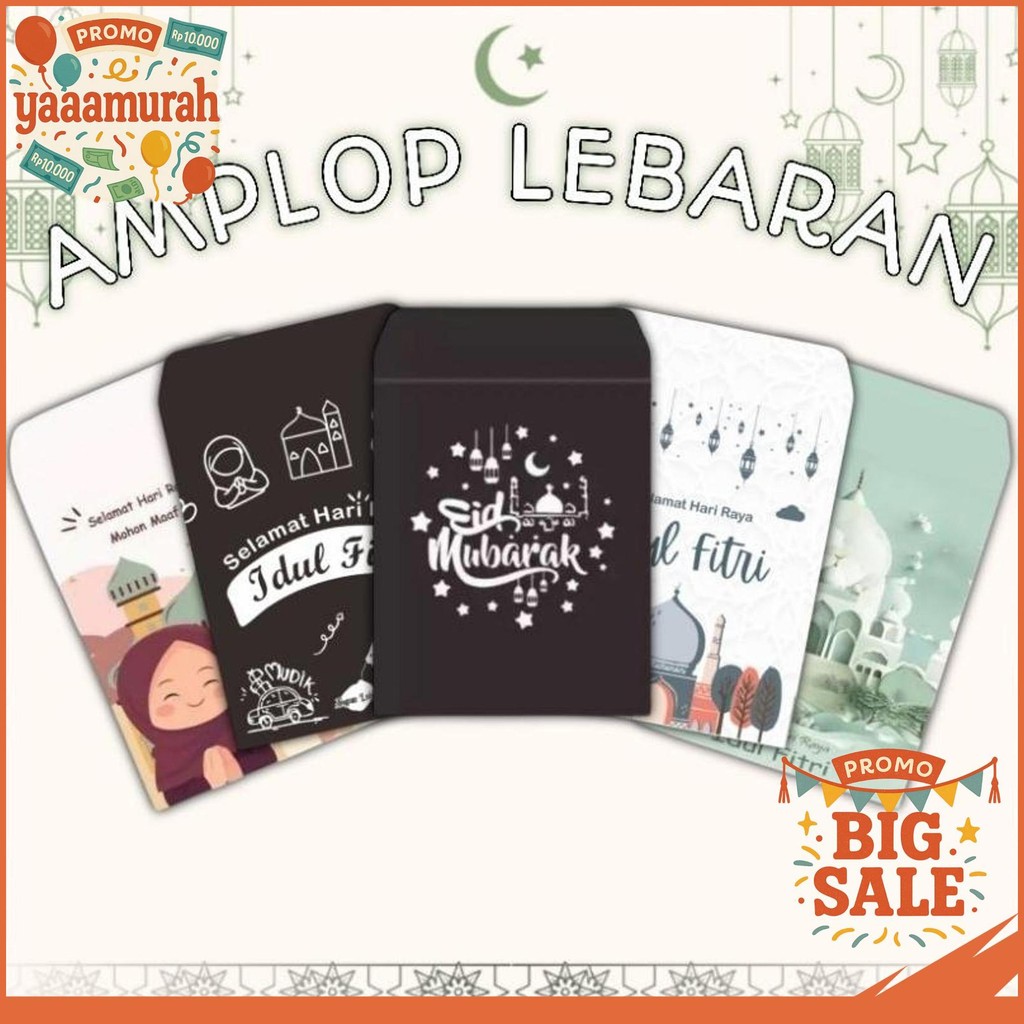 

ISI(10) AMPLOP LEBARAN MURAH / AMPLOP LEBARAN UNIK / ANGPAU LEBARAN