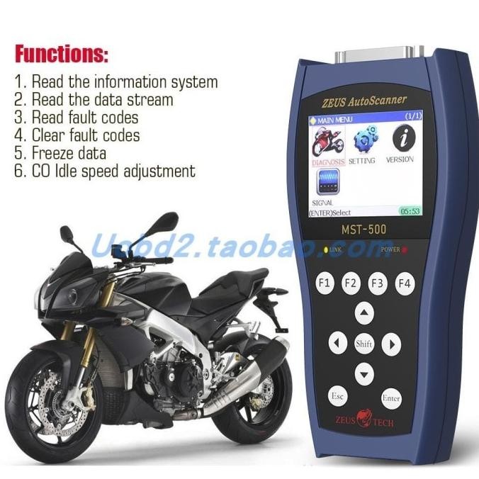COD MASTER MST-500 Handheld Motorcycle Scanner CAN bus Interface Diagnosti