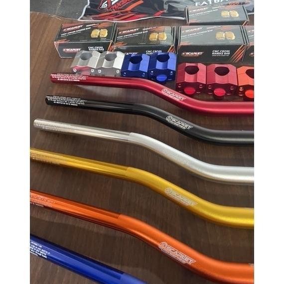 Stang Fatbar Low Scarlet Tebal 5.8mm Klx 150 D Tracker 150 CRF 150 Wr 155 bebek GTX Kualitas Origina