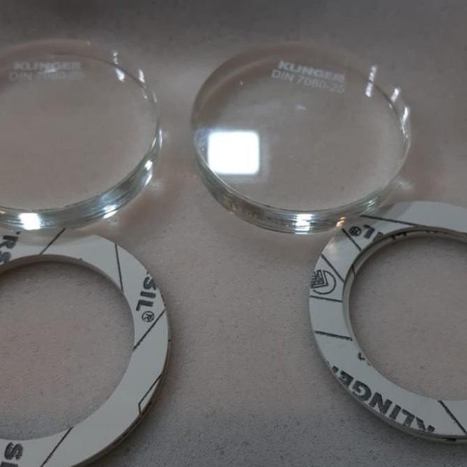 

cilcular glass klinger 12mm x 80mm Kualitas Original