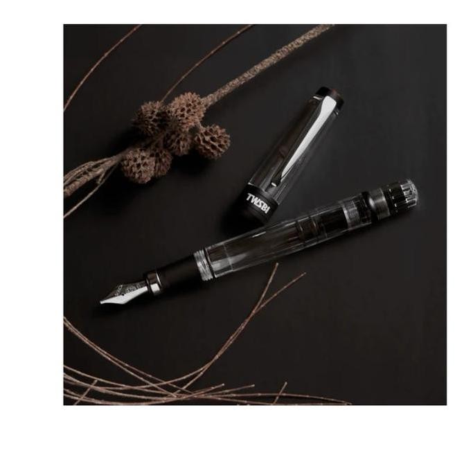 

TWSBI Diamond 580ALR Black Fountain Pen Kualitas Original