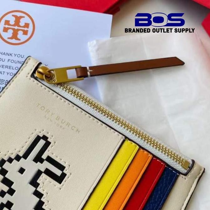 

DOMPET Card Holder White Rabbit Top Zip Card Case New Edition Kualitas Original