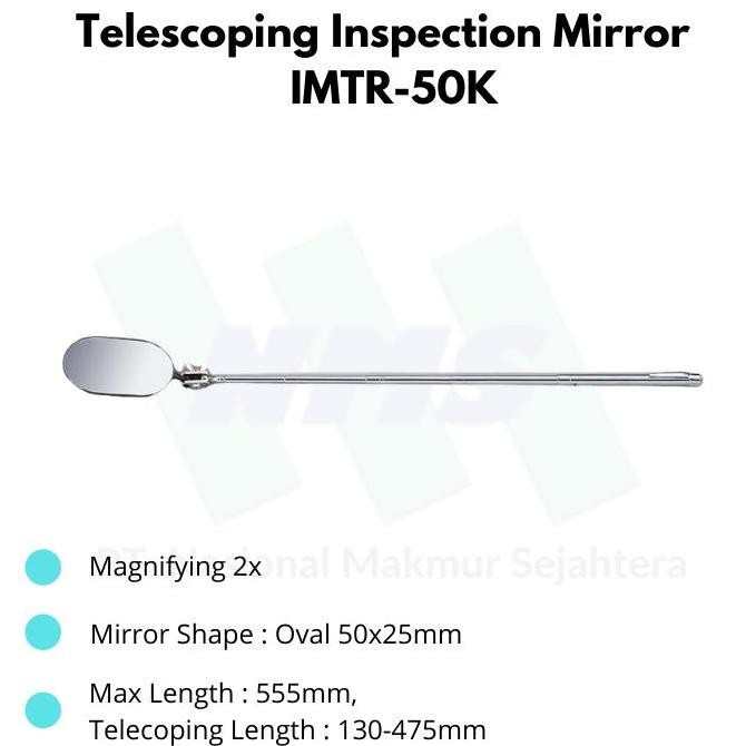 

Telescoping Magnifying Inspection Mirror IMTR-50K Kualitas Original