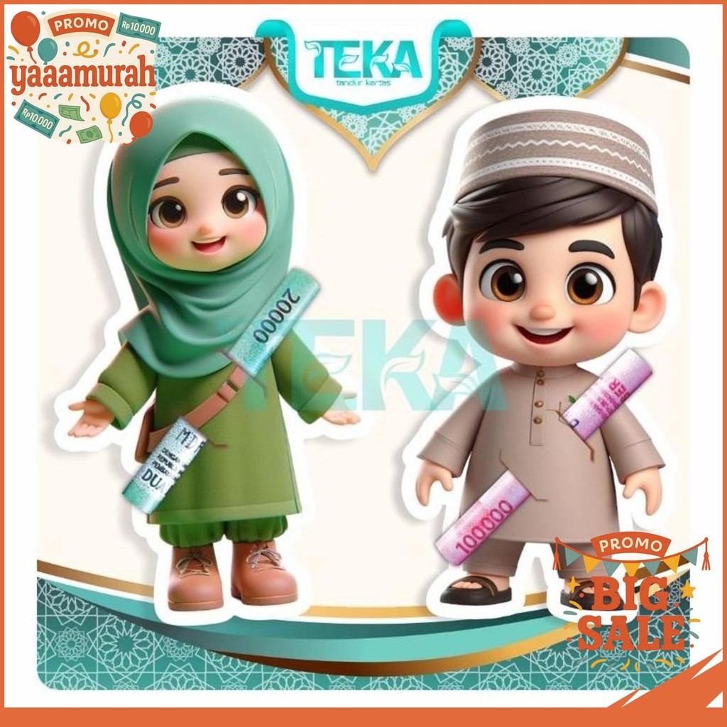 

TEKA 10 PCS ANGPAO GEMOY PREMIUM AMPLOP THR LEBARAN IDUL FITRI AMPLOP KARAKTER KARTUN UNIK AESTHETIC