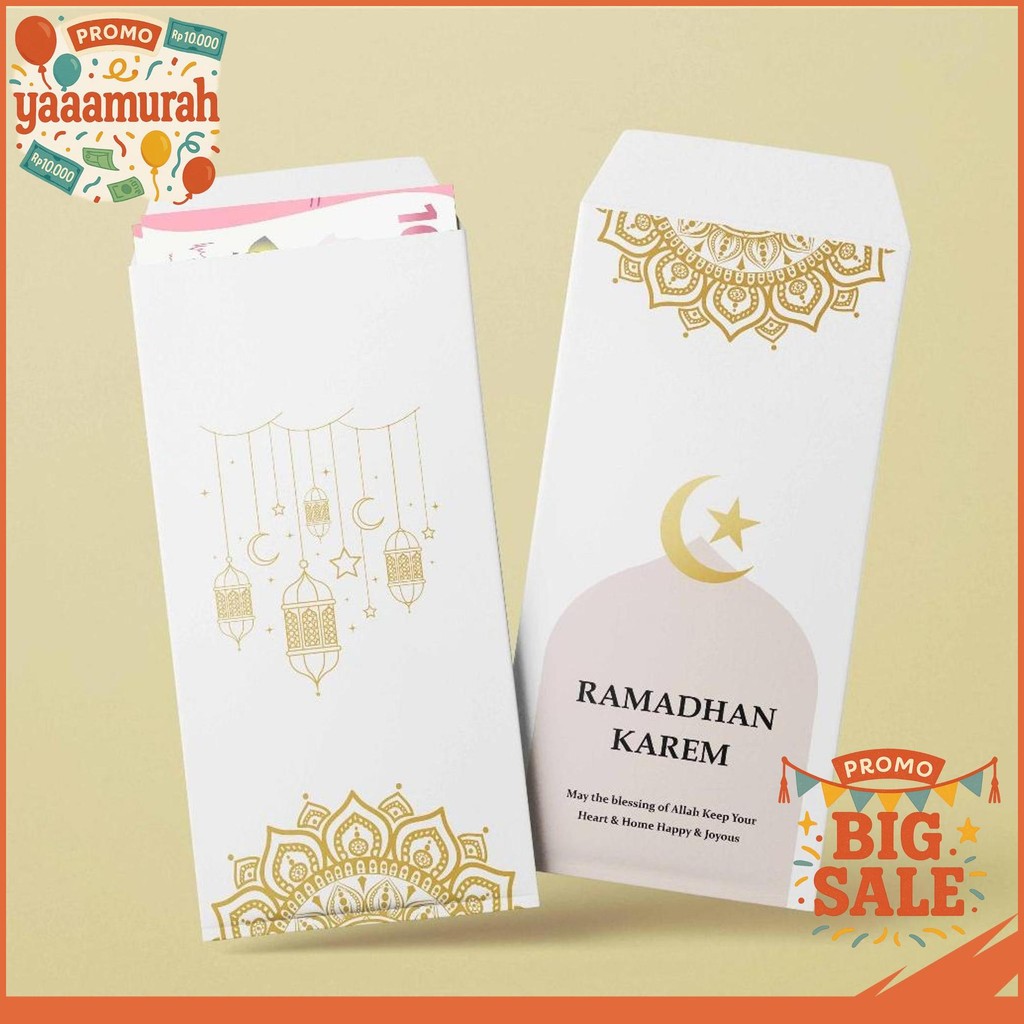 

[UKURAN UANG] AMPLOP LEBARAN PREMIUM / AMPLOP IDUL FITRI BAHAN TEBAL