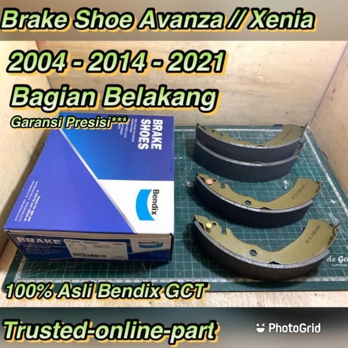 . Kampas Rem Avanza Xenia Belakang 100% Asli Bendix