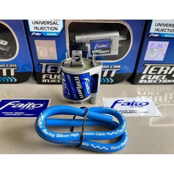 Koil Racing FAITO Universal Coil FAITO untuk motor Karbu Karburator motor injeksi Koil Faito TERAWAT