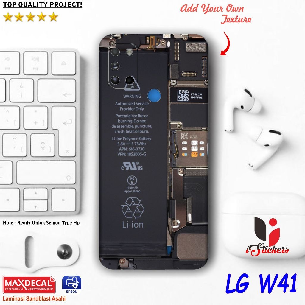 

Terlaris Presisi LG W41 Casing/Stiker Panel Vynil Bisa Custom Dan COD