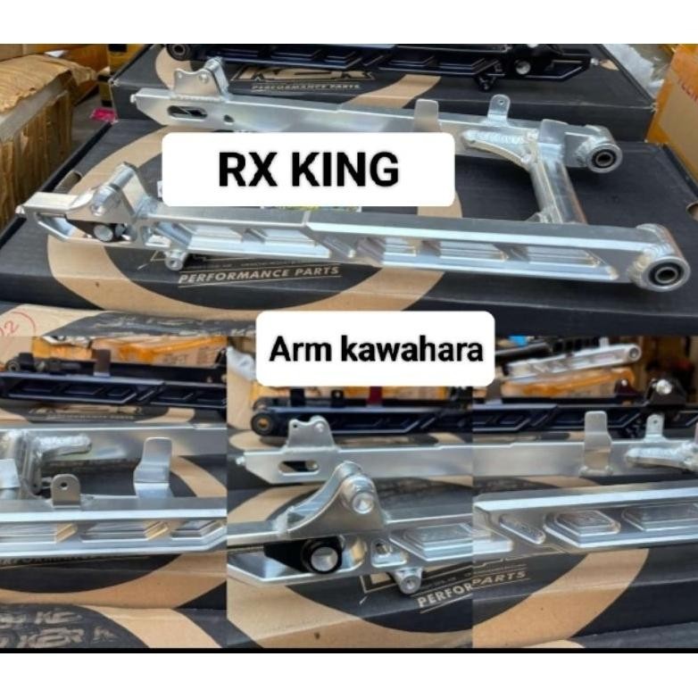 Swing Arm Kawahara Original RX King RX Spesial RX K Warna Perak / Silver