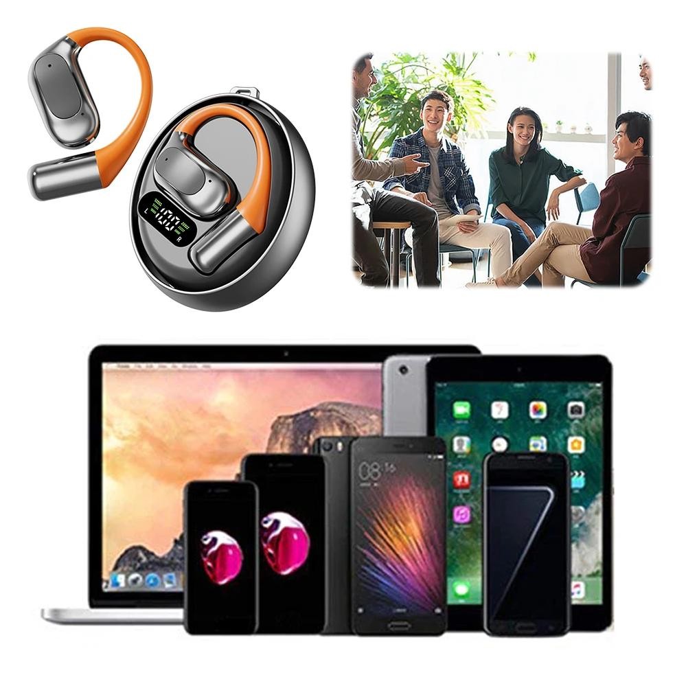 

AI Translation Earbuds 144 Languages Smart Translate Headphone Bluetooth-Compatible 5.4 Wireless Ear Hook Earphones for Meeting