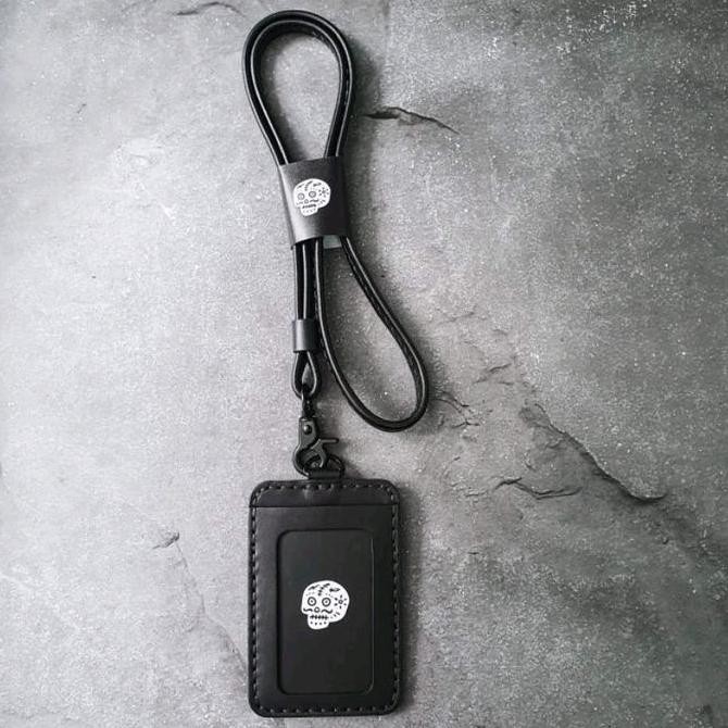 

BDS Marshal - Handmade leather, Mens Lanyard ID card Holder Kualitas Original