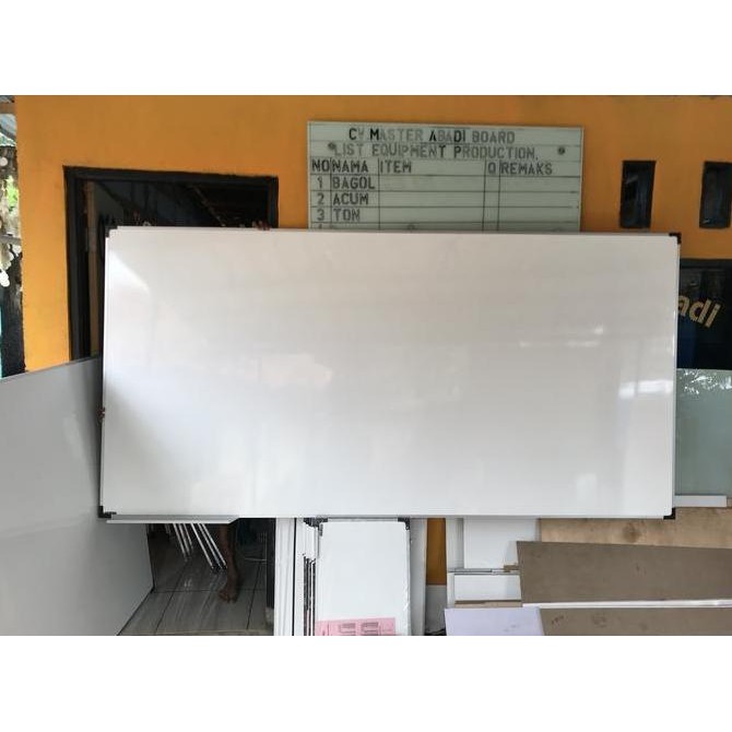 

Whiteboard 120x240 bahan hpl Kualitas Original