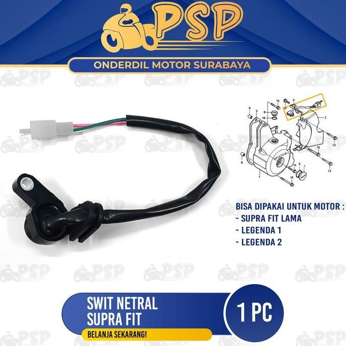 Promo Swit Netral Supra Fit Lama (Kabel 2) - Switch Suit Suwit Sensor Gigi Netral Supra Fit Lama Leg