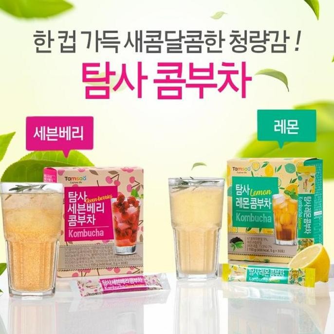 

Tamsaa Kombucha Seven Berries/Lemon Kombucha Teazen Korea