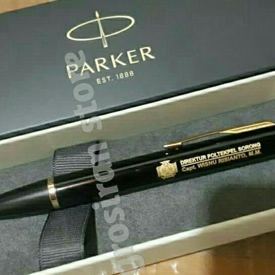 

Pulpen Parker original direktur Custom logo ukir Grafir nama kado Kualitas Original