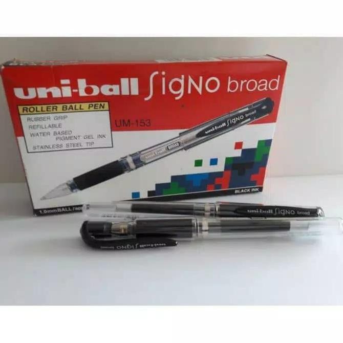 

Pen Uni-ball Signo board um 153...1.0 mm..hitam biru Kualitas Original