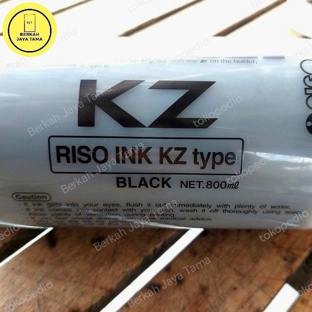 

tinta riso tipe KZ black 800 ml asli Kualitas Original