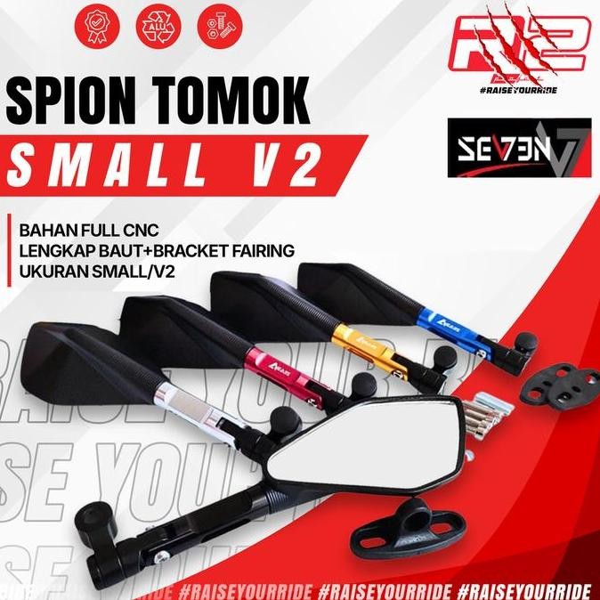 Promo Spion TOMOK V2 SMALL KECIL BEAT MIO FINO SCOOPY Kaca Mirror Sepion VARIO 125/150 NMAX PCX XMAX