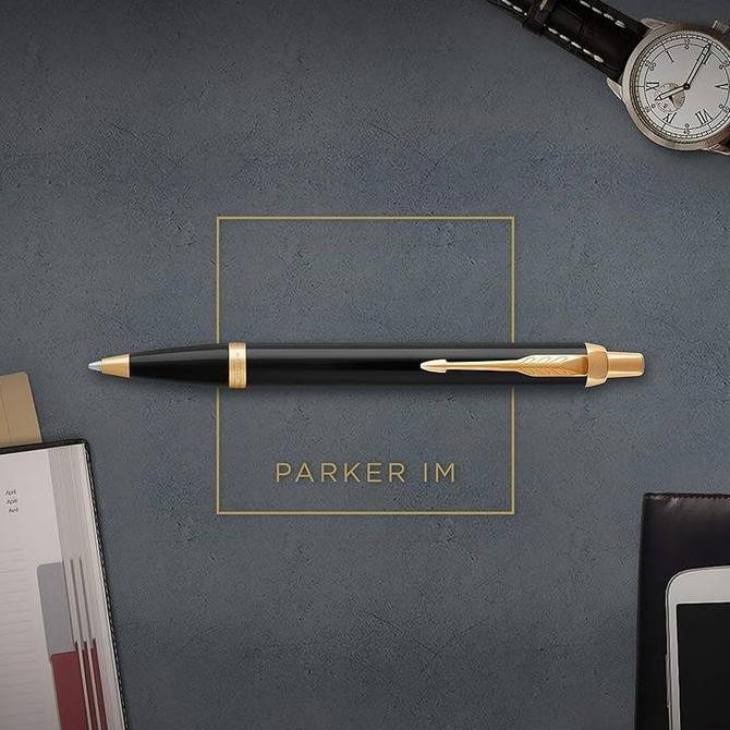 

pulpen mewah Parker original black gold gratis Grafir nama Kualitas Original